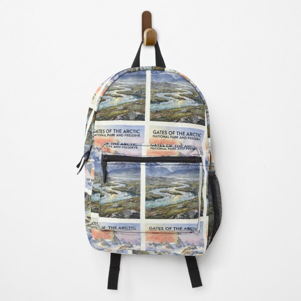 Item preview, Gates of the Arctic National Park and Preserve Alaska Vintage Watercolor Travel designed and sold by Teelogic.
