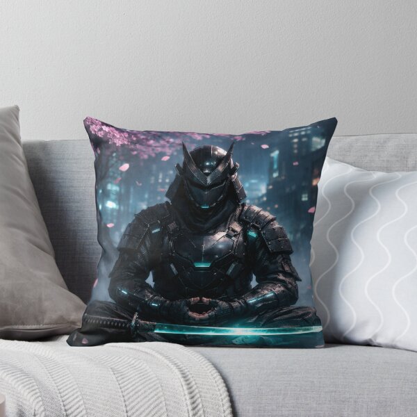 Item preview, Neon Cherry Blossom City Night | Futuristic Japanese Cityscape Illustration | Dreamy Sakura Lights & Cyberpunk Wall Art designed and sold by PaintedPixels01.
