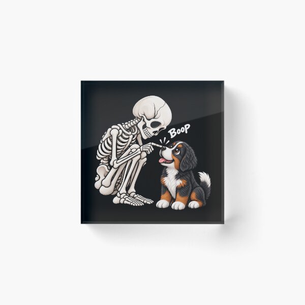 Item preview, Funny Skeleton Bernese Mountain Dog Boop Halloween Design Mom Dad designed and sold by rafaeltto.