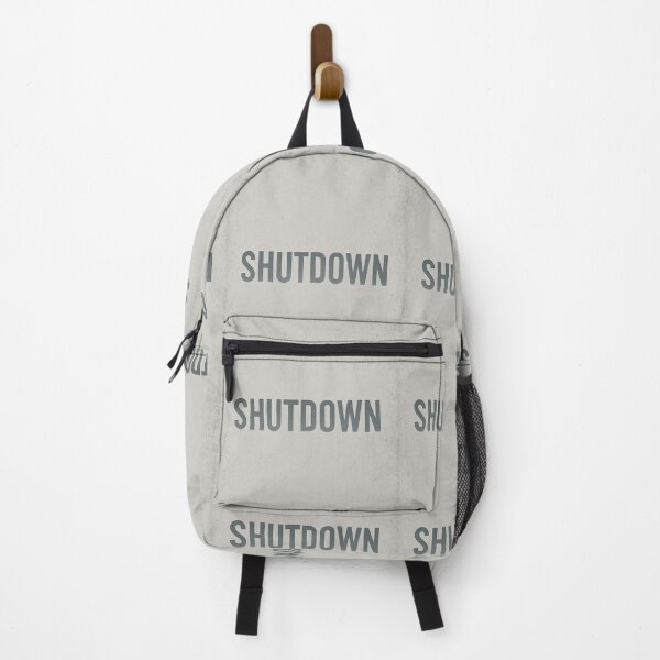 Item preview, SHUTDOWN Emotional Burnout Typography Design designed and sold by mbmstores.