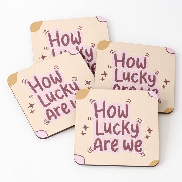 Item preview, How Lucky Are We Grateful Relationships Love Appreciation designed and sold by NeedForParks.