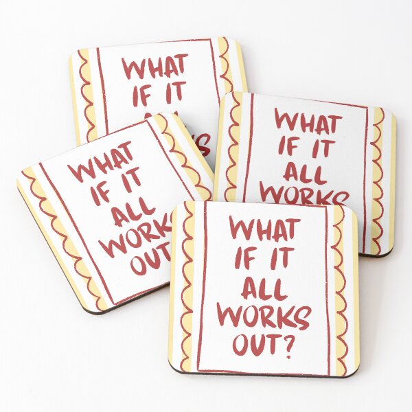 Item preview, What If It All Works Out? Optimism Motivation Inspiration Positive Thinking designed and sold by NeedForParks.