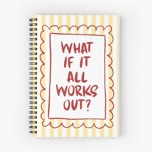 Item preview, What If It All Works Out? Optimism Motivation Inspiration Positive Thinking designed and sold by NeedForParks.
