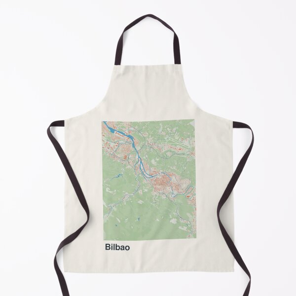 Item preview, Bilbao Minimalistic Map Art designed and sold by MapsNerd.
