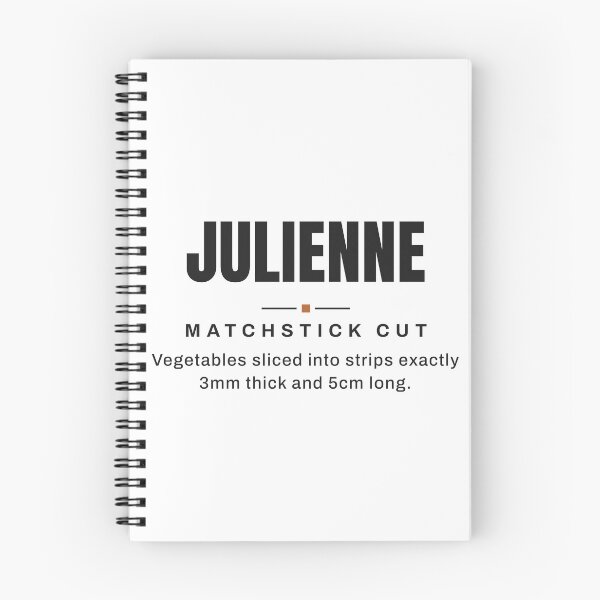 Item preview, Julienne — Matchstick Cut | Real Culinary Terminology designed and sold by VestraDesign.