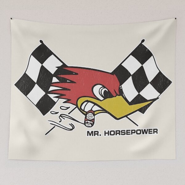 Item preview, Clay Smith Cams Mr Horsepower Distressed Vintage High Performance Emblem designed and sold by EdGraphy.