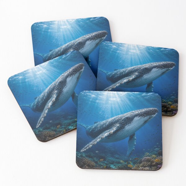 Item preview, Majestic Humpback Whale | Underwater Ocean Wildlife designed and sold by GMACgraphicsCo.