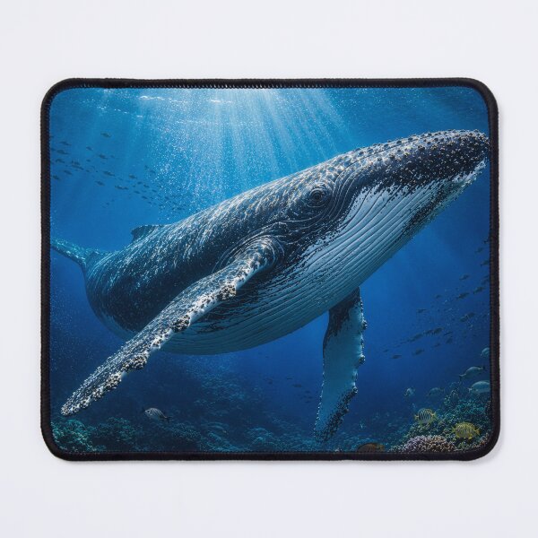Item preview, Majestic Humpback Whale | Underwater Ocean Wildlife designed and sold by GMACgraphicsCo.