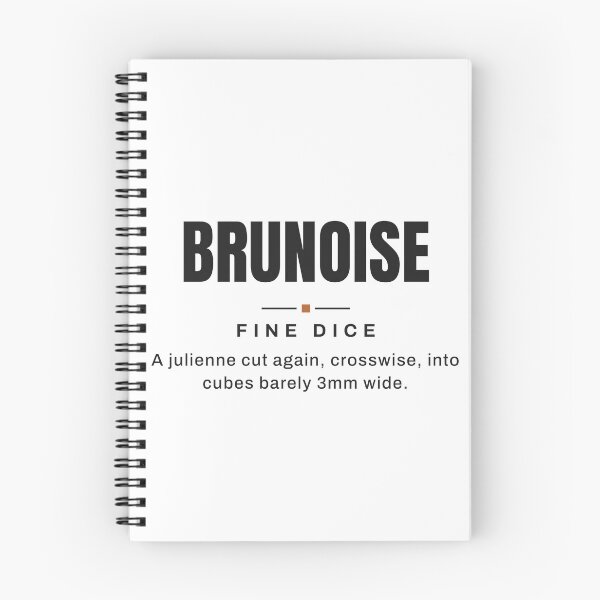 Item preview, Brunoise — Fine Dice | Real Culinary Terminology designed and sold by VestraDesign.