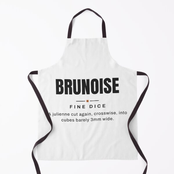 Item preview, Brunoise — Fine Dice | Real Culinary Terminology designed and sold by VestraDesign.