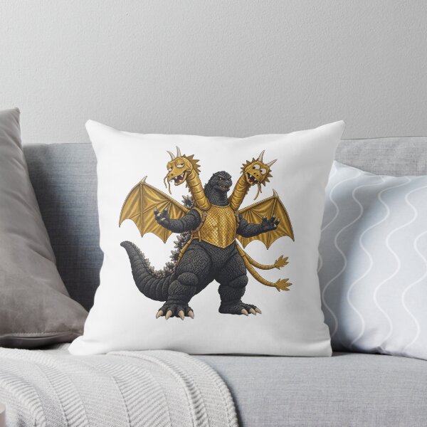 Item preview, Three Headed Dragon Godzilla Gold Armor Monster designed and sold by thefirstbroo.