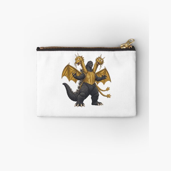 Item preview, Three Headed Dragon Godzilla Gold Armor Monster designed and sold by thefirstbroo.