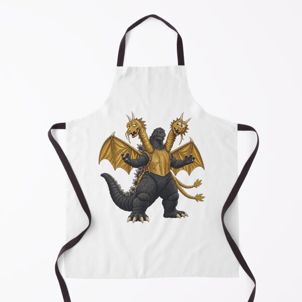 Item preview, Three Headed Dragon Godzilla Gold Armor Monster designed and sold by thefirstbroo.