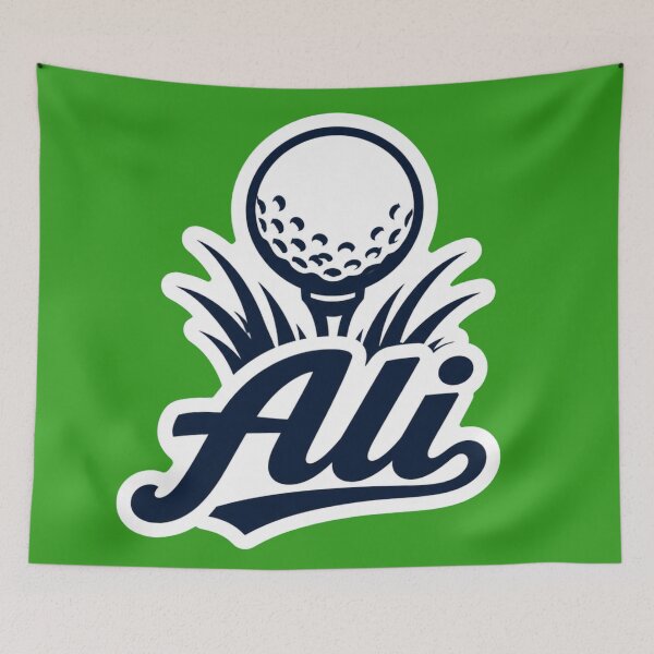 Item preview,  Ali golf name Art designed and sold by The Digital Compass.