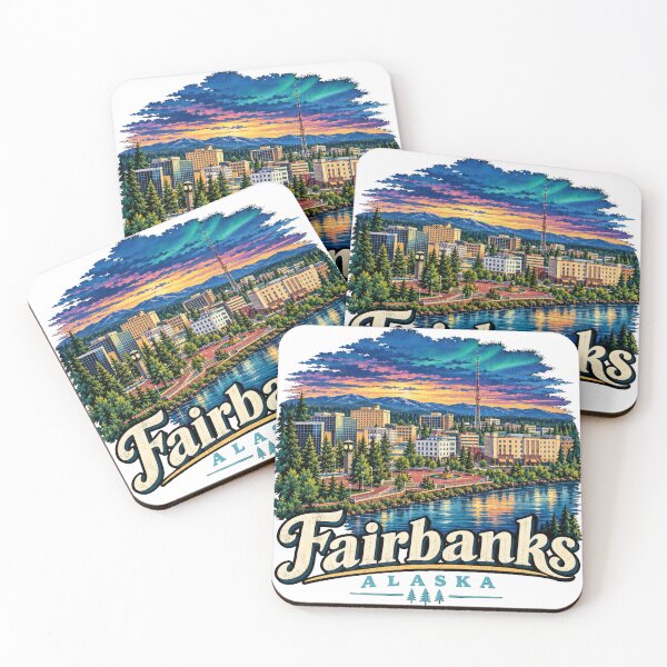 Item preview, Vintage Fairbanks Alaska Travel Souvenir Landmark Gift designed and sold by MichaeIRellov.