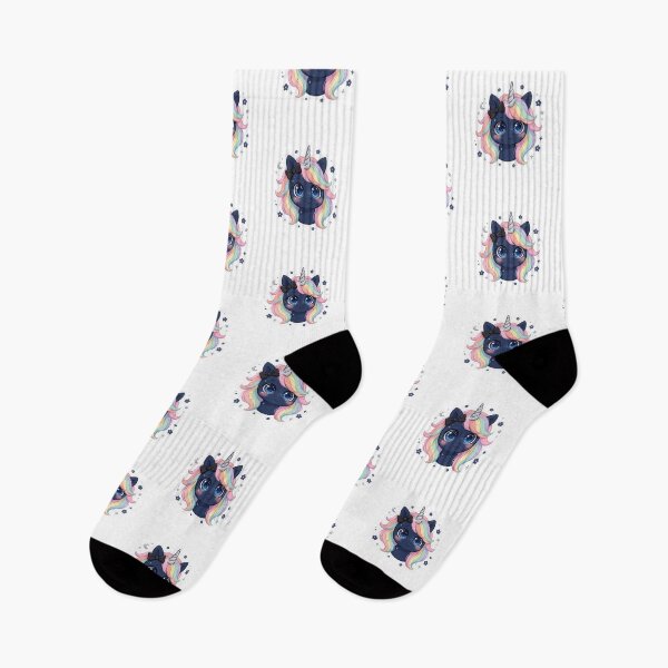 Item preview, Pastel Rainbow Galaxy Unicorn | Cute Midnight Kawaii Unicorn designed and sold by HealingEraInk.