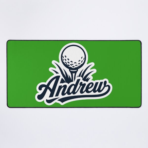 Item preview, Andrew golf name Art designed and sold by The Digital Compass.