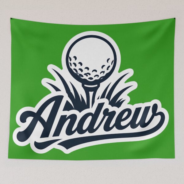 Item preview, Andrew golf name Art designed and sold by The Digital Compass.