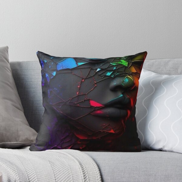 Item preview, Shattered Neon Prism Portrait designed and sold by Noah-Gallery.