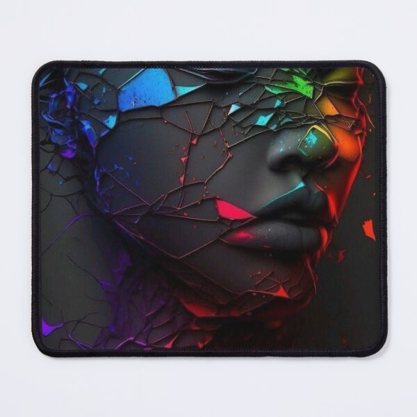Item preview, Shattered Neon Prism Portrait designed and sold by Noah-Gallery.