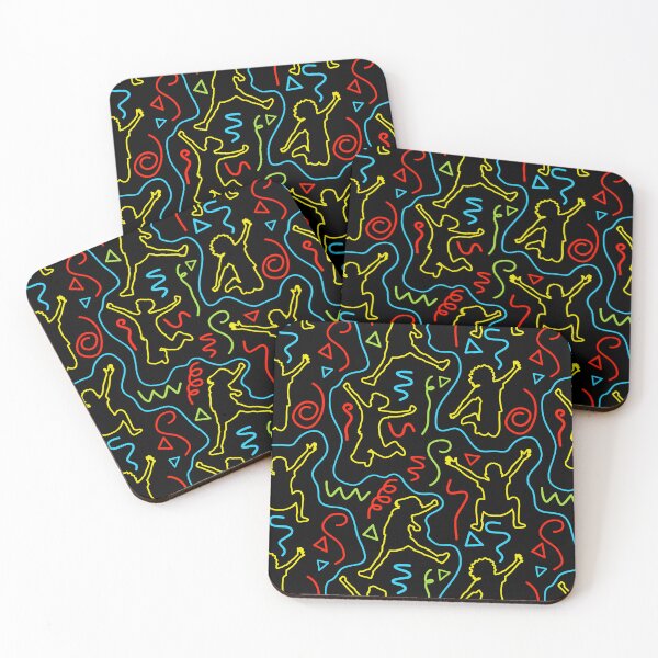 Item preview, Kids Fun Play Theme Neon Black Pattern designed and sold by idovedesign.