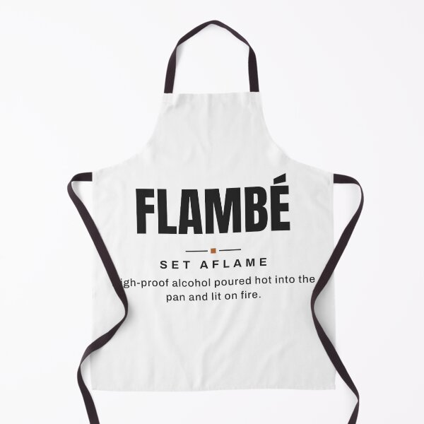 Item preview, Flambé — Set Aflame | Real Culinary Terminology designed and sold by VestraDesign.