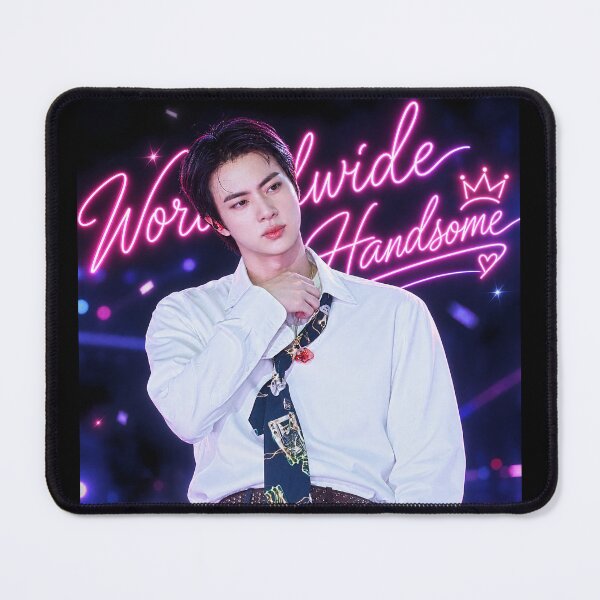 Item preview, Worldwide Handsome Jin – BTS K-Pop Fan Art Illustration designed and sold by ManggaeJM.