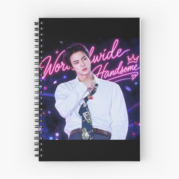 Item preview, Worldwide Handsome Jin – BTS K-Pop Fan Art Illustration designed and sold by ManggaeJM.