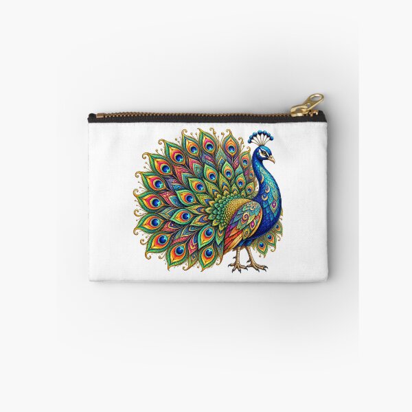 Item preview, Colorful Bohemian Peacock – Ornamental Bird Art designed and sold by PeanutGalSean.