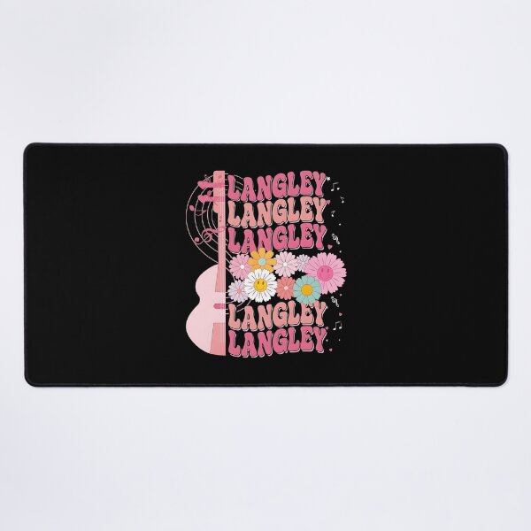 Item preview, Langley Music Lover Pink Guitar Floral Retro designed and sold by thefirstbroo.