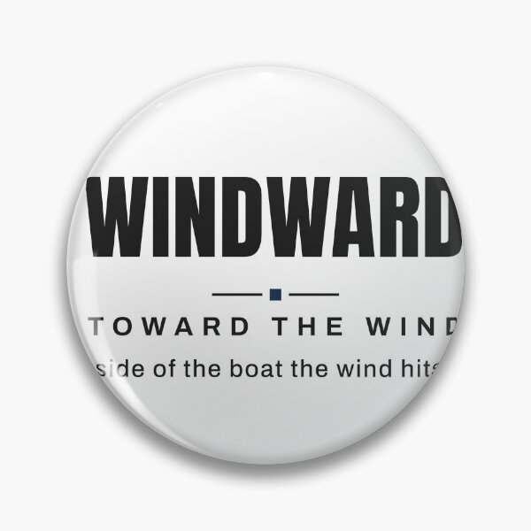 Item preview, Windward — Toward the Wind | Real Sailing Terminology designed and sold by VestraDesign.