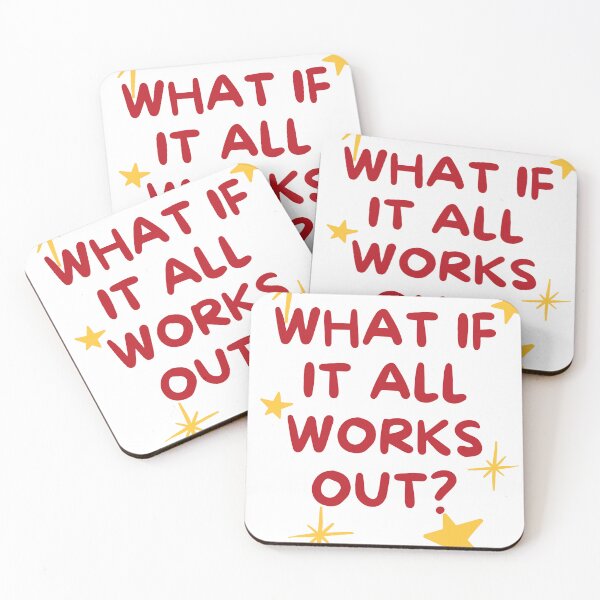 Item preview, What If It All Works Out? Positive Quote Motivational Saying designed and sold by NeedForParks.
