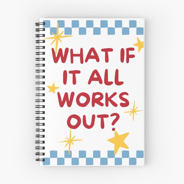 Item preview, What If It All Works Out? Positive Quote Motivational Saying designed and sold by NeedForParks.