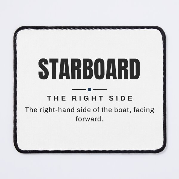 Item preview, Starboard — The Right Side | Real Sailing Terminology designed and sold by VestraDesign.