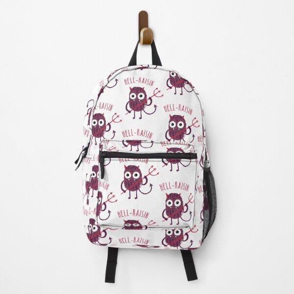 Item preview, Hell Raisin Funny Pun Design with Fiery Raisin Character designed and sold by Teach-shirts.