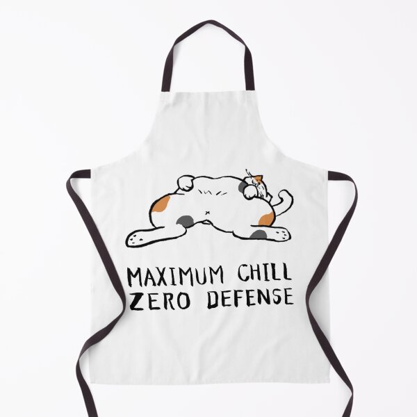 Item preview, Zero Defense Maximum Chill Funny Chonky Cat Calico Meme Streetwear designed and sold by TarunekoT.