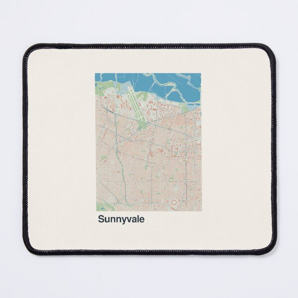 Item preview, Sunnyvale Minimalistic Map Art designed and sold by MapsNerd.