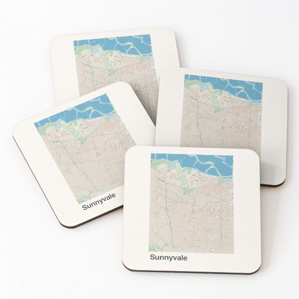 Item preview, Sunnyvale Minimalistic Map Art designed and sold by MapsNerd.