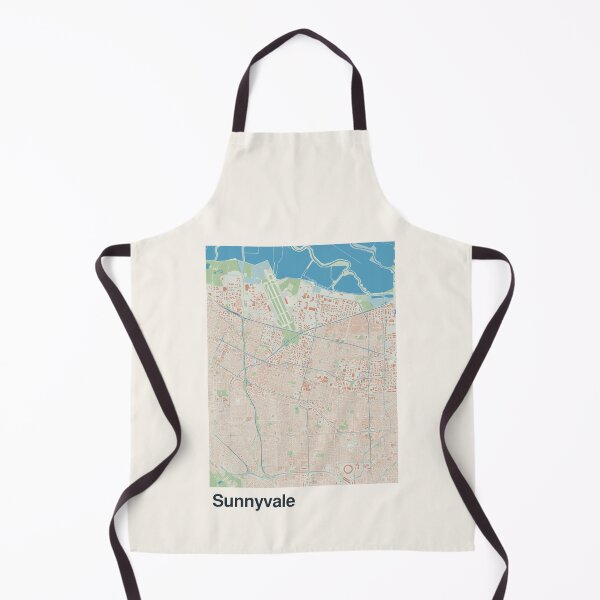 Item preview, Sunnyvale Minimalistic Map Art designed and sold by MapsNerd.