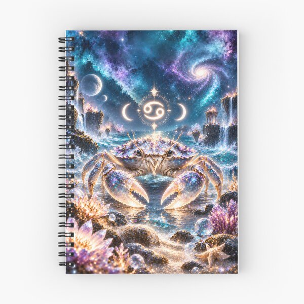 Item preview, Celestial Cancer Zodiac Crab Fantasy Art designed and sold by knuppify.