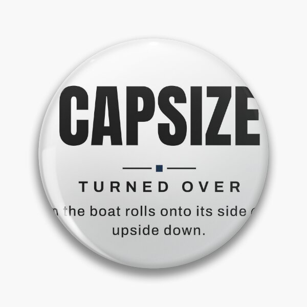 Item preview, Capsize — Turned Over | Real Sailing Terminology designed and sold by VestraDesign.