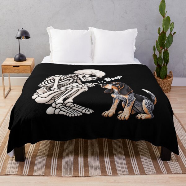 Item preview, Funny Skeleton Bluetick Coonhound Dog Boop Halloween Design Mom Dad designed and sold by rafaeltto.