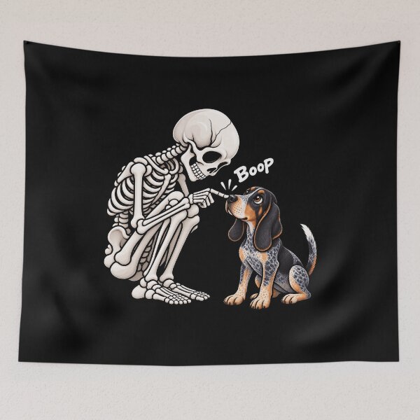 Item preview, Funny Skeleton Bluetick Coonhound Dog Boop Halloween Design Mom Dad designed and sold by rafaeltto.