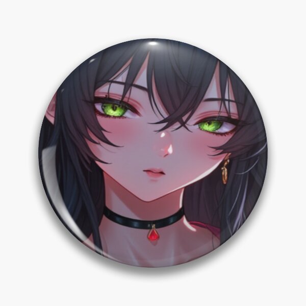 Item preview, Kasa Allure in the City | Busty Demon Girl Portrait designed and sold by KasaHunterHarem.