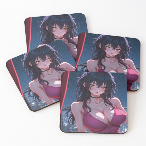 Item preview, Kasa Allure in the City | Busty Demon Girl Portrait designed and sold by KasaHunterHarem.