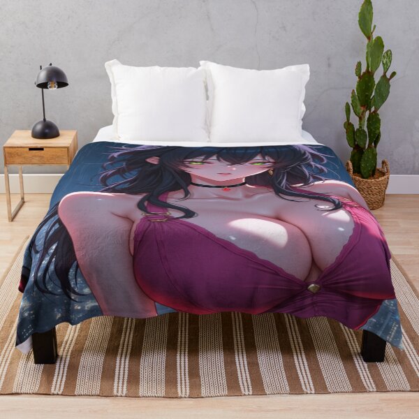 Item preview, Kasa Allure in the City | Busty Demon Girl Portrait designed and sold by KasaHunterHarem.