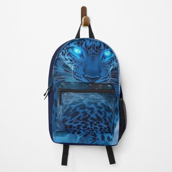 Item preview, Glowing Blue Neon Snow Leopard designed and sold by Noah-Gallery.