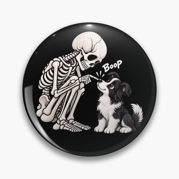 Item preview, Funny Skeleton Border Collie Dog Boop Halloween Design Mom Dad designed and sold by rafaeltto.