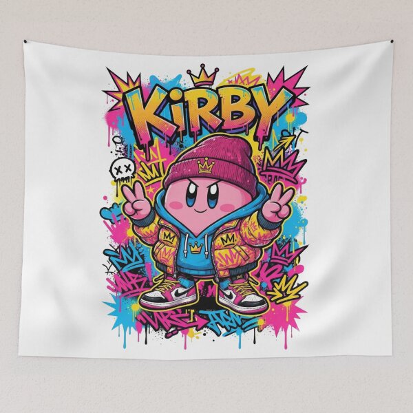 Item preview, Cool Streetwear Kirby Graffiti Urban Drip Art designed and sold by Alaric4you.