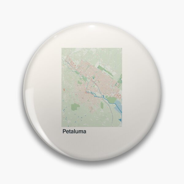Item preview, Petaluma Minimalistic Map Art designed and sold by MapsNerd.